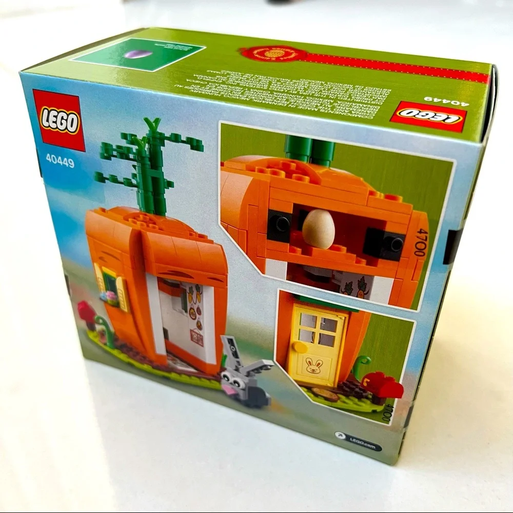 LEGO Limited Edition Easter Bunny's Carrot House 40449, 232 pieces, NIB